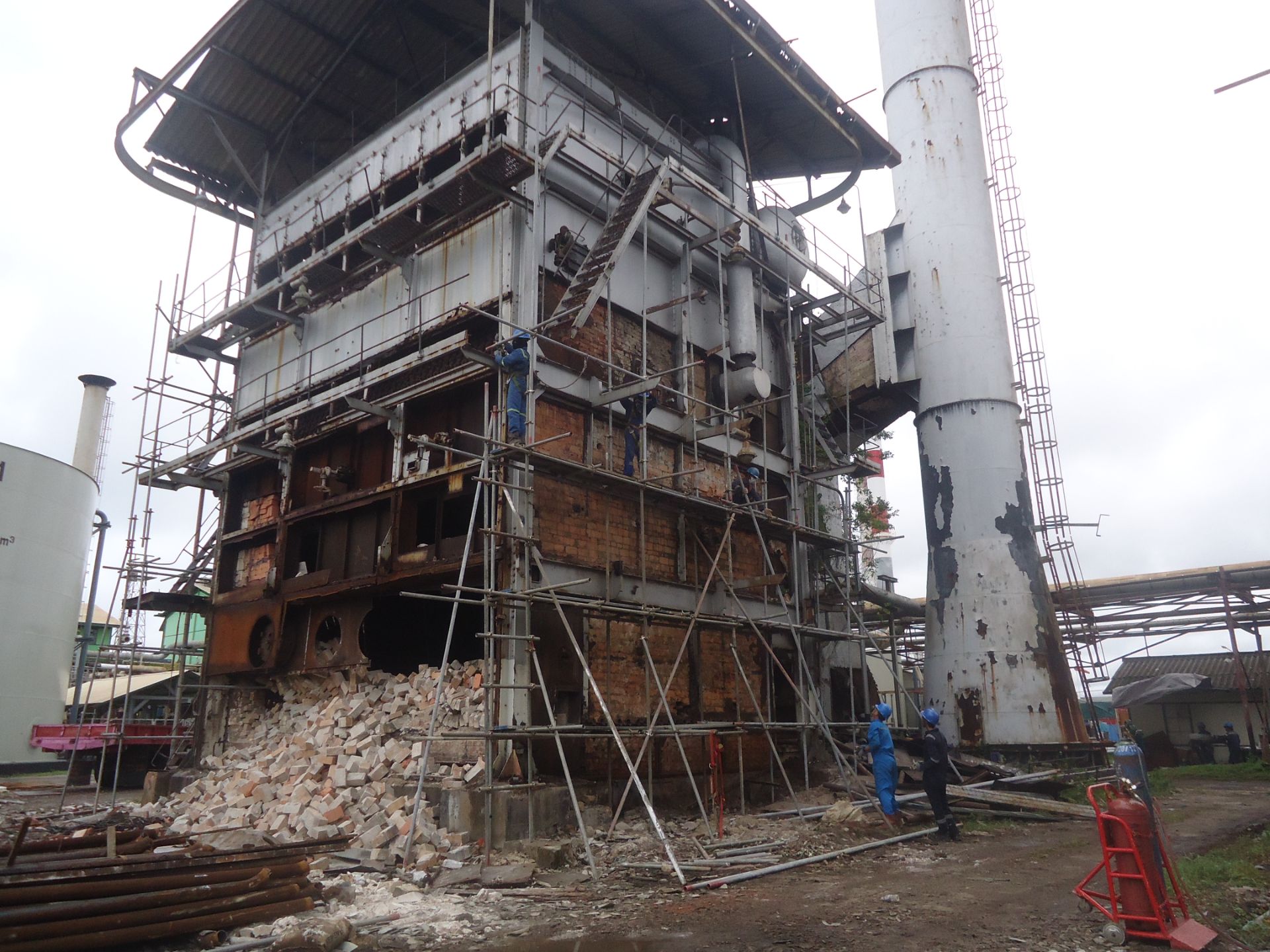 Pengecoran Beton Fasilitas Industri PT Punjas
