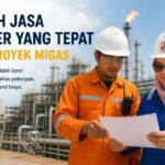Proses pengadaan dan distribusi material migas oleh tim PT. Punjas Balikpapan untuk proyek industri di Kalimantan Timur